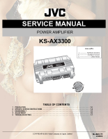 JVC KSAX-3300-Service-Manual